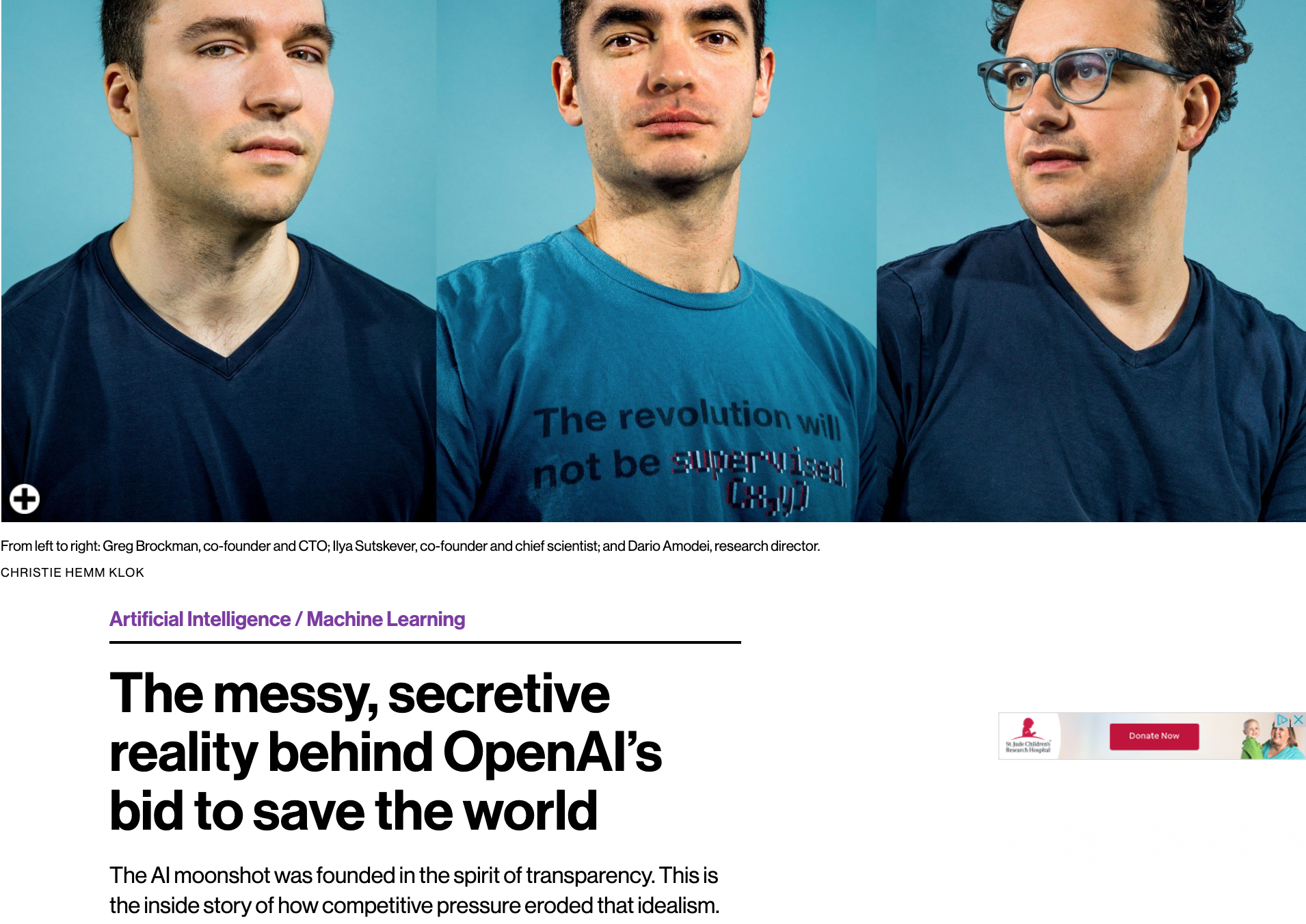 OpenAI MIT Tech Rev